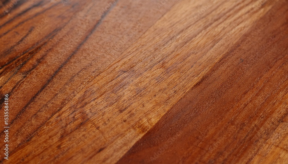 Obraz premium rich natural teak wood texture with warm brown grain pattern for background, web design, product mockup, print layout, or surface branding visual