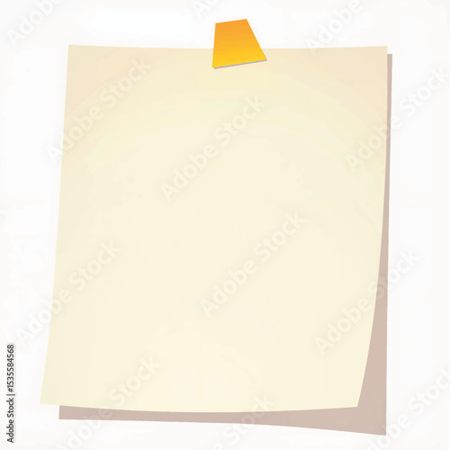 Empty sticky notes on clean surface, organization concept