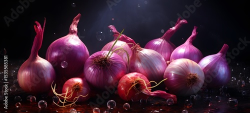 Galaxy Version of onion world,ai generative