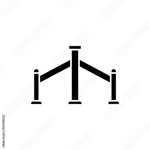 Post structure featuring dual beams for strong architectural support