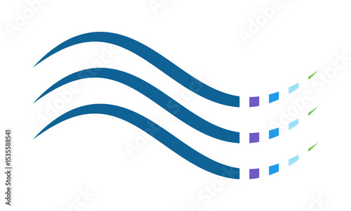 Wave Digital Technology logo design
