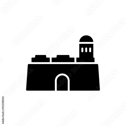 Old Fort Block with Guard Post and Defensive Structure