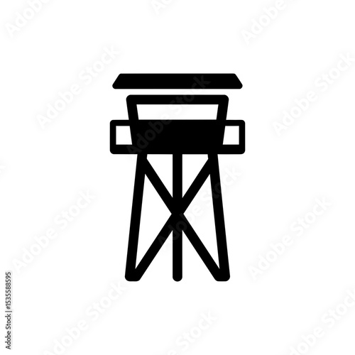 Observation Tower Featuring Square Deck for Wide Views