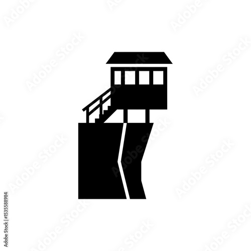 Cliffside Lookout with Base Deck Overlooking Vast Landscape