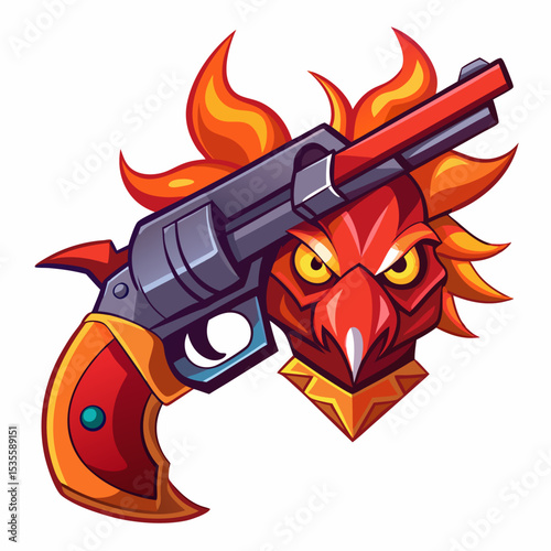 vector illustration of a cartoon devil