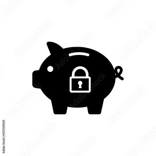 Piggy Bank with Security Lock for Financial Protection and Savings