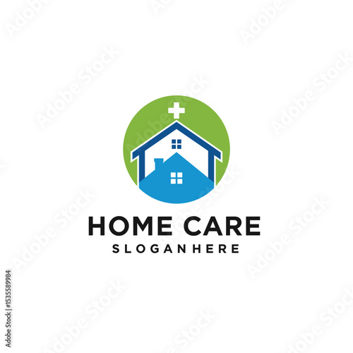 home care logo creative design concept medical business