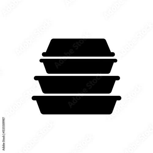 Stack of Meal Boxes Ready for Healthy Meal Preparation