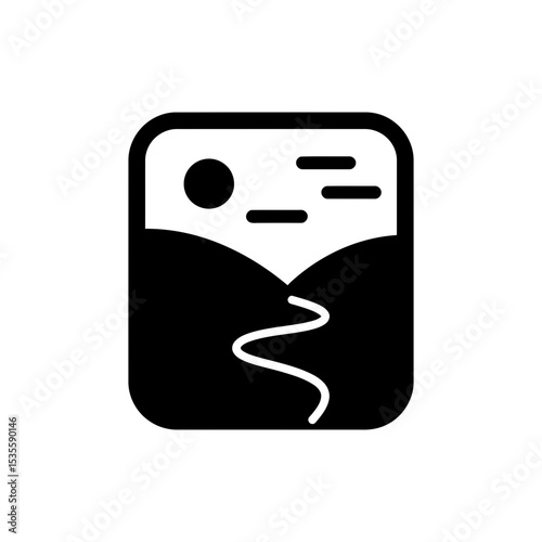 Peaceful sleep scene with zzz trail icon representing deep rest