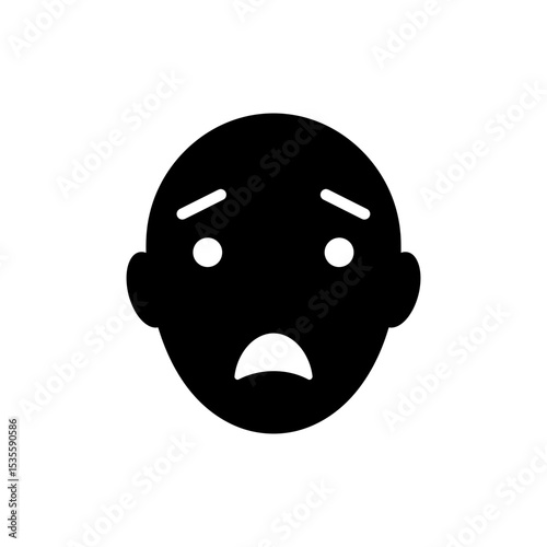 Person with Startled Face and Dropped Jaw Showing Shock