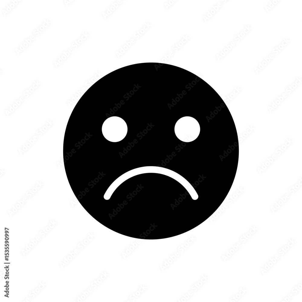 Fototapeta premium Frowning Face with Shadows Under Eyes Showing Exhaustion and Tiredness