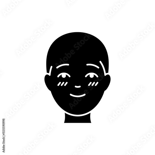 Face With Flushed Cheeks And Shy Grin Expression
