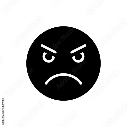 Person showing displeased face with pursed lips expression
