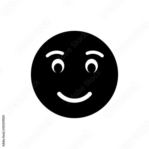Character Curious Eyes With Subtle Smile Expression