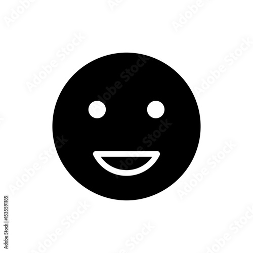 Calm Face with Symmetric Smile Showing Peaceful Emotion
