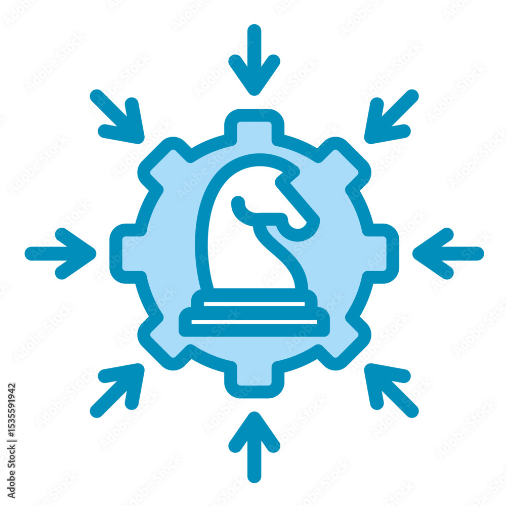 Fototapeta premium Alignment Lines Icon Element For Design 