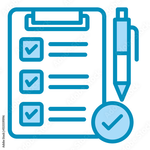 Checklist  Icon Element For Design	