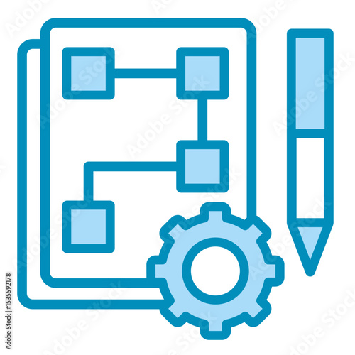 Plan Document  Icon Element For Design	