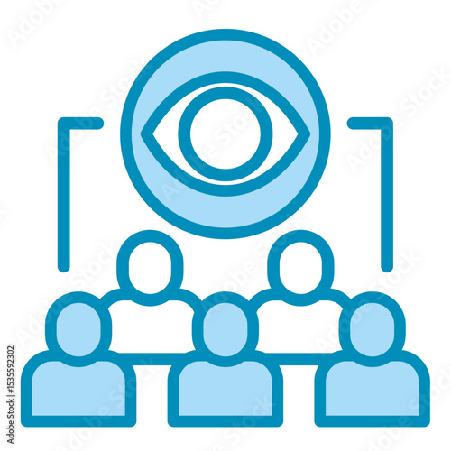 Unified Vision  Icon Element For Design	