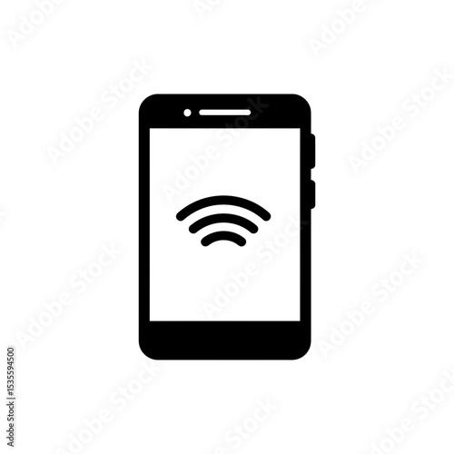 Wireless payment by phone tap illustrating contactless transaction