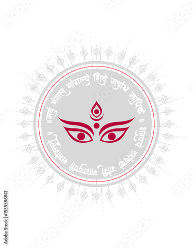 Religious Durga Puja Shiva Temple Victor File Design 