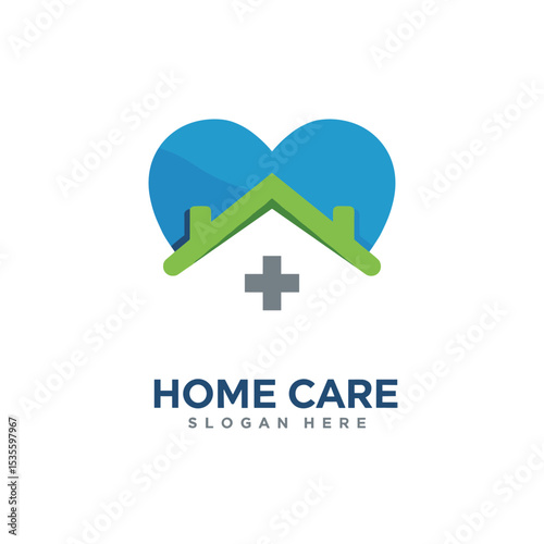 home care logo creative design concept medical business