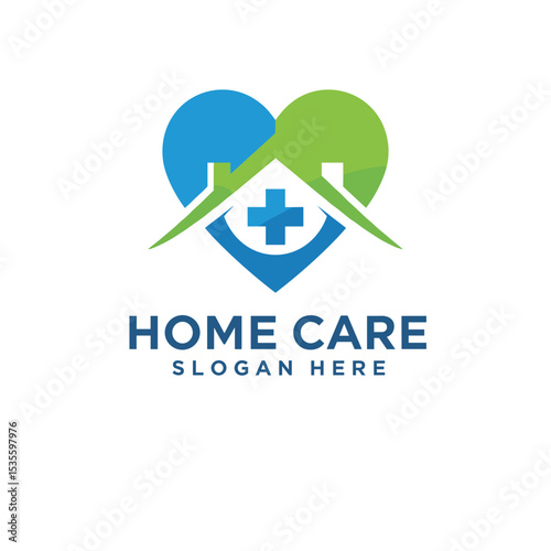 home care logo creative design concept medical business