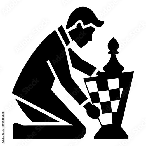 A man is playing . 