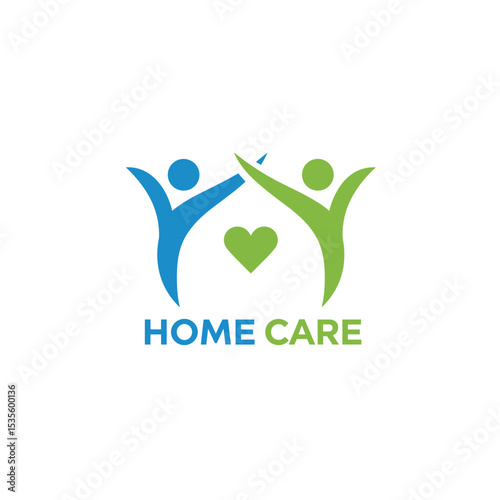 home care logo creative design concept medical business