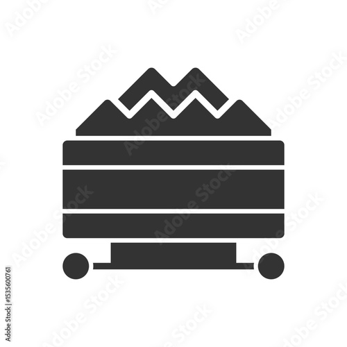 Coal Cart Icon