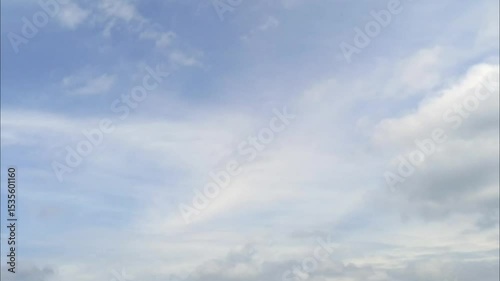 animated video of moving white clouds