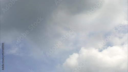 animated video of moving white clouds