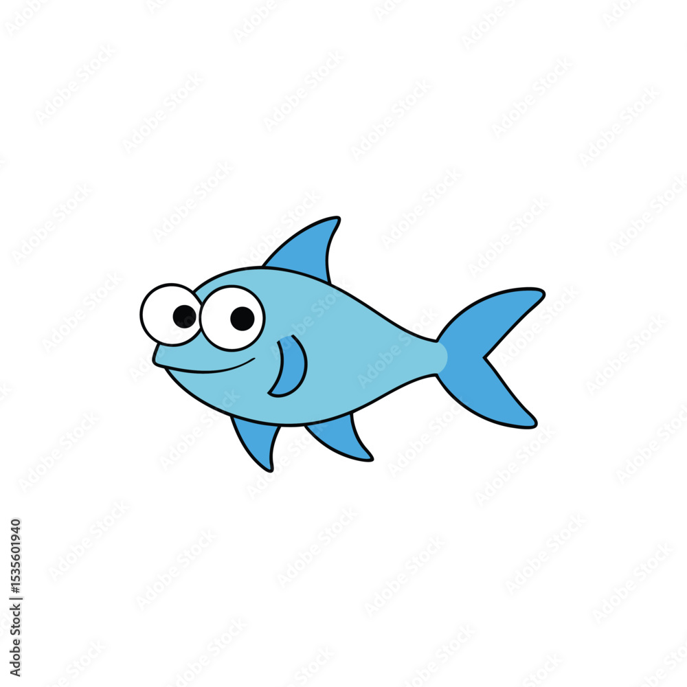 shark cartoon isolated on white shark cartoon isolated on white