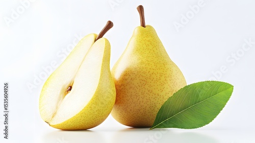 pear on white