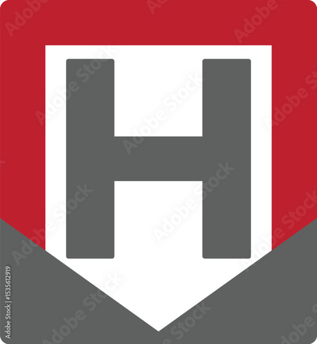 H logo design. H logo vectors. Minimalist logo design. Luxury H logo design. Simple, Branding, Unique logo design. House logo design. Creatine H logo design