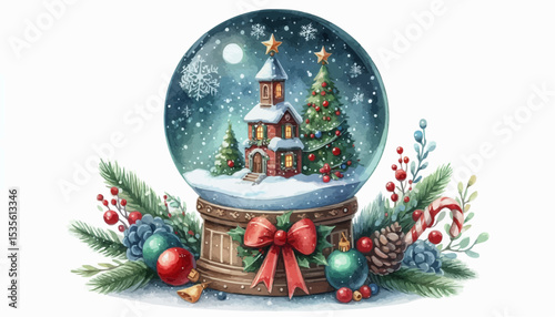 Christmas snow globe 