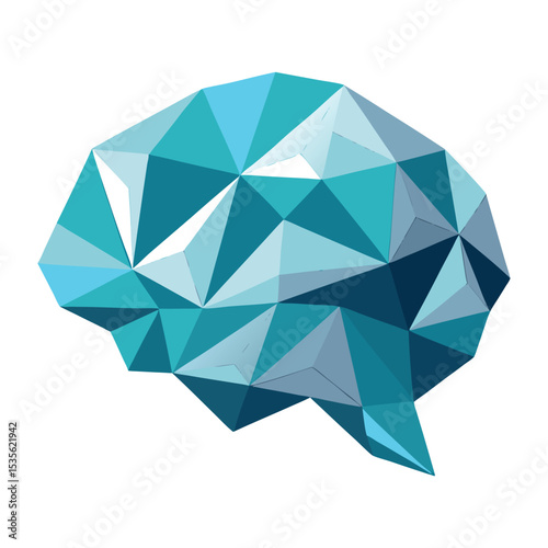 Polygonal brain model