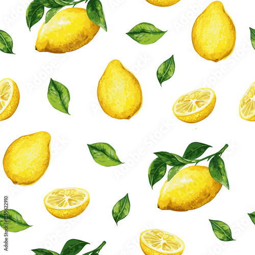Lemon cut slices vector set, Whole, half and slice chopped lemon fruit flat collection