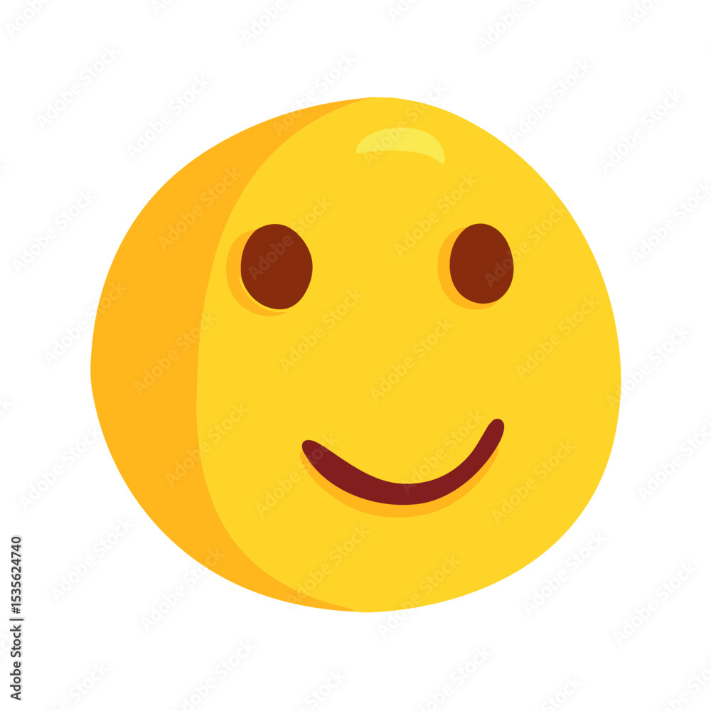 Fototapeta premium Slightly Smiling Face