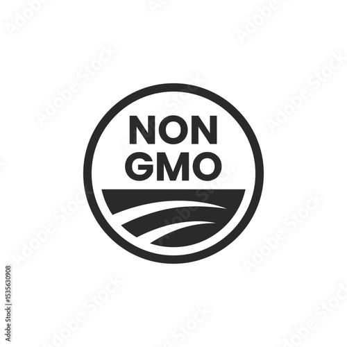 Non GMO icon vector images