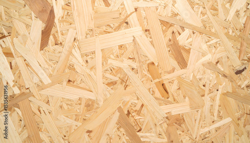 Oriented Strand Board (OSB) Wood Texture Close-up