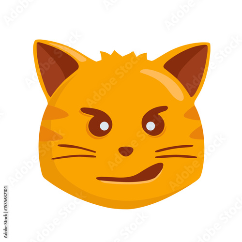 Cat Face with Wry Smile