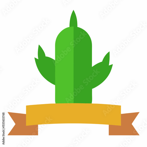 a-cactus-plant-on-white-banner-