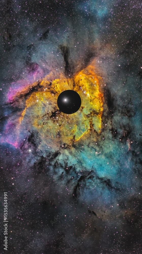 custom made wallpaper toronto digitalSwirling Colors of Vibrant Nebula in Deep Space