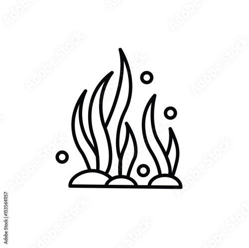 Water Coral  Editable line icon 