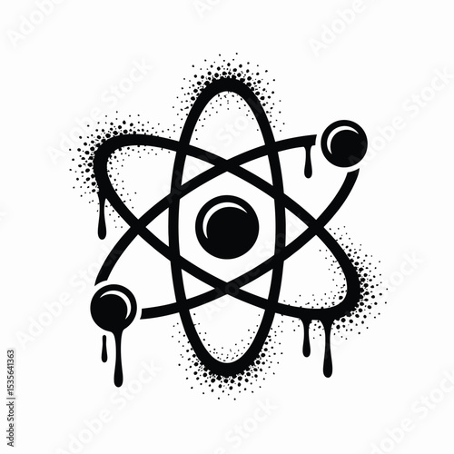 Atomic Structure Science Illustration