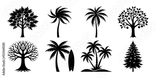 lone-palm-tree-silhouette-on-white-background