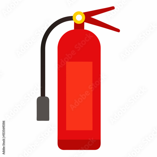 fire extinguisher isolated on white