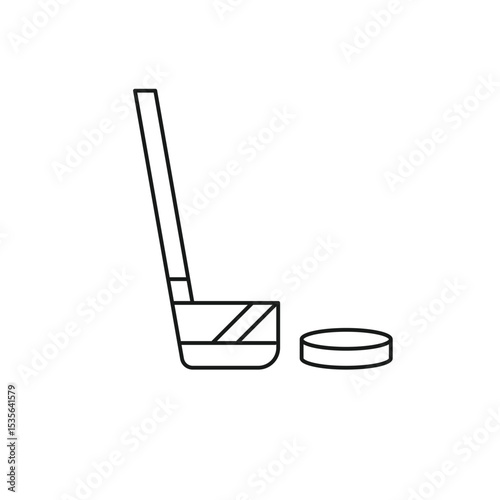 Ice Skating  Editable line icon 
