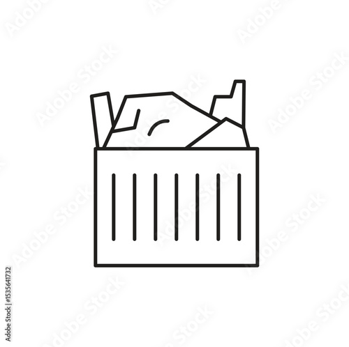 Chocolate Love Editable line icon 